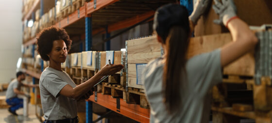 Bonded warehouse storage for imported goods under customs control