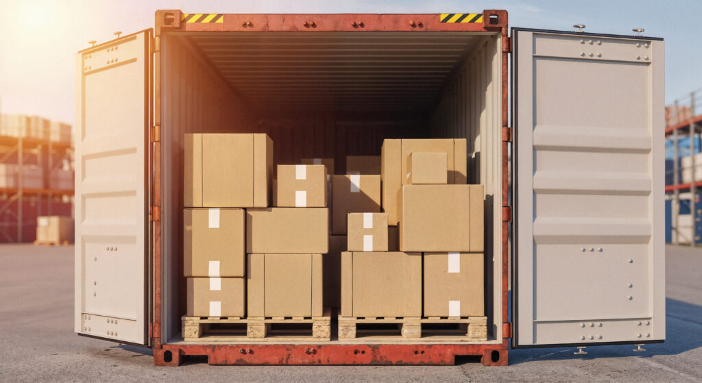 Consolidated freight shipment improving shipping efficiency