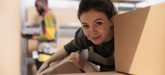 Returns processing area in 3pl warehouse