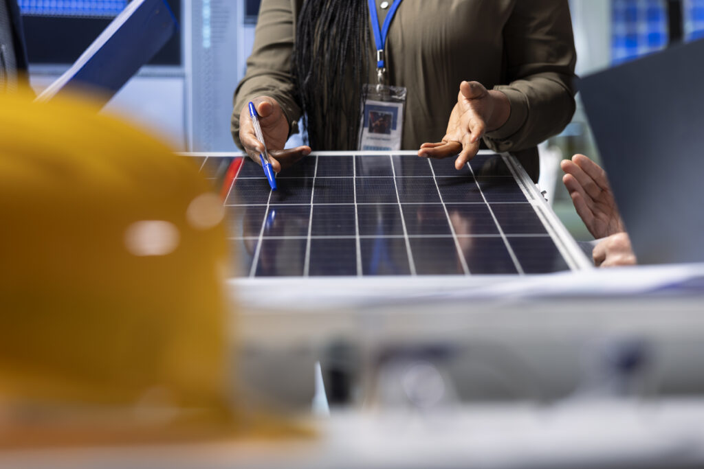 Warehouse storage and handling of solar panels