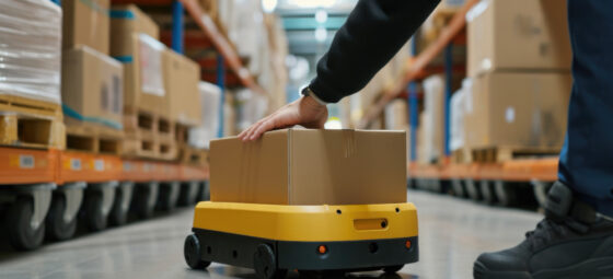 Efficient warehouse layout and streamlined fulfillment workflow