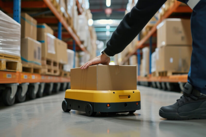 Efficient warehouse layout and streamlined fulfillment workflow